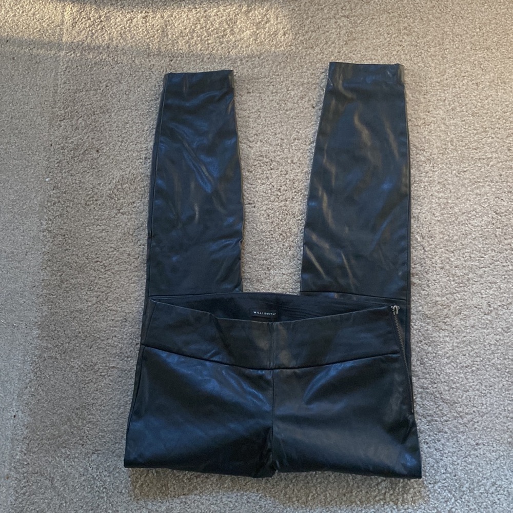 Willi Smith Faux Leather Pants